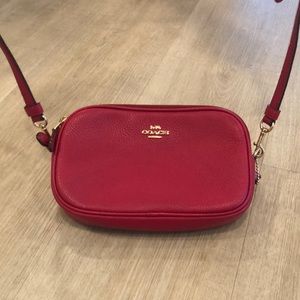 Coach Pebble Leather crossbody leathe bag,